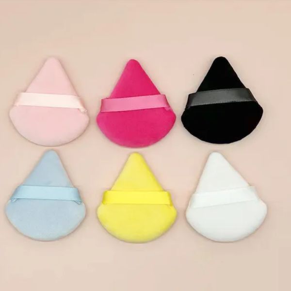 fornitore di spugne per trucco a forma di triangolo